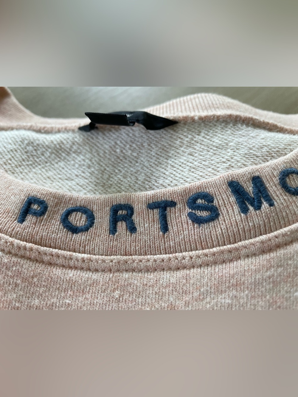 J. Crew New Hampshire Sweatshirt with Navy Compass Print - Picture 4 of 9